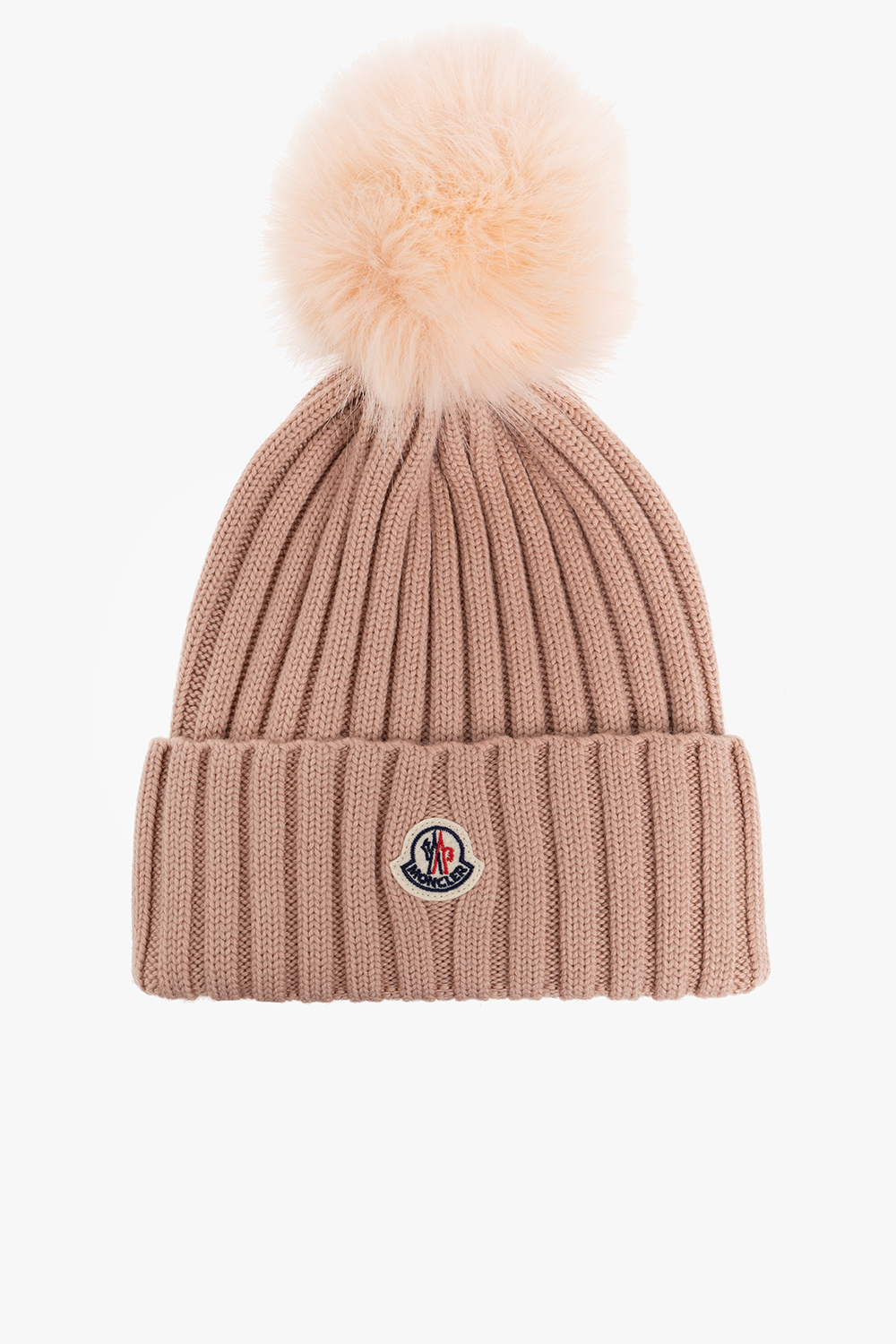 Moncler beanie fur on sale